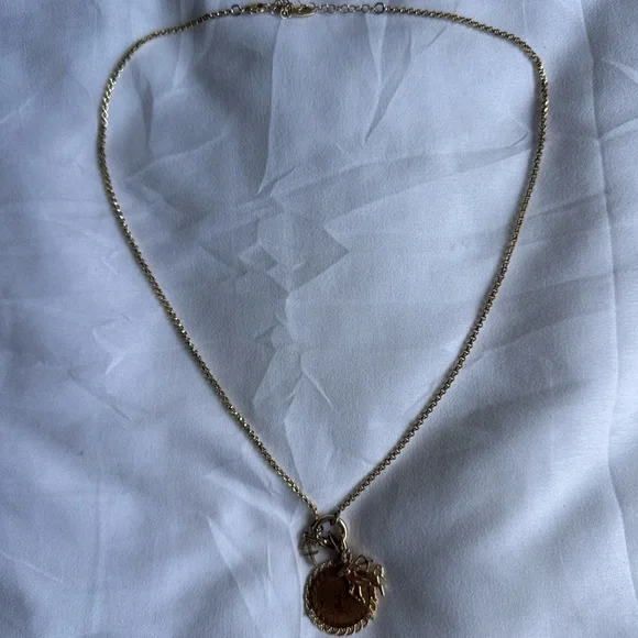 Gold Coin Charm Pendant Necklace. From Anthropologie Women Jewelry - Picture 4 of 4